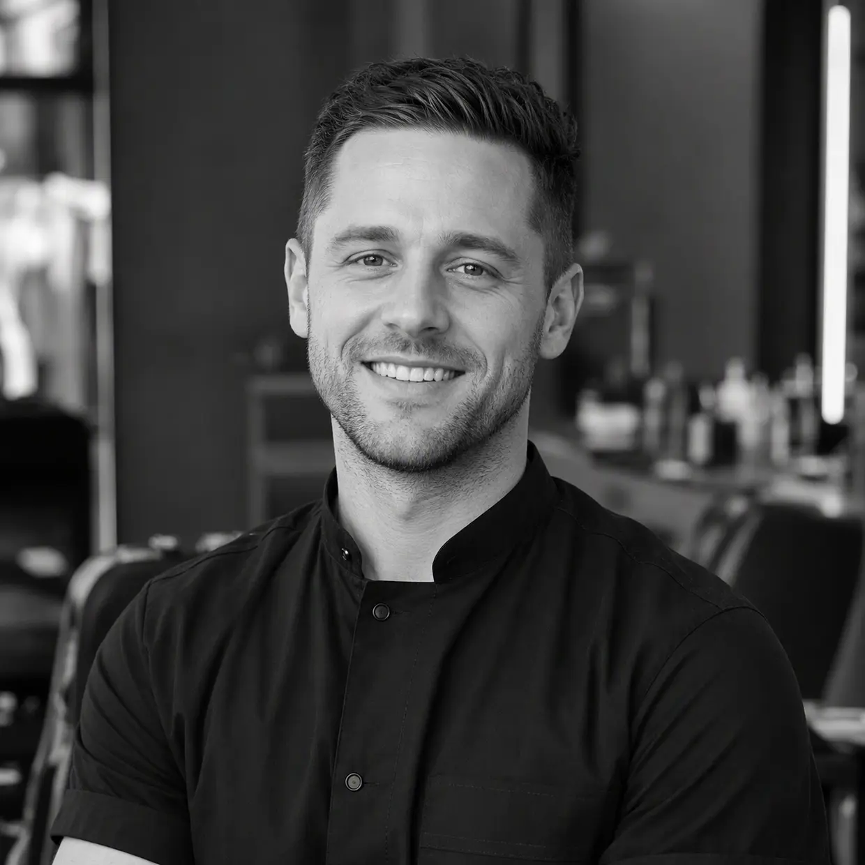 Mason Brooks, founder of Razor & Oak Barbershop