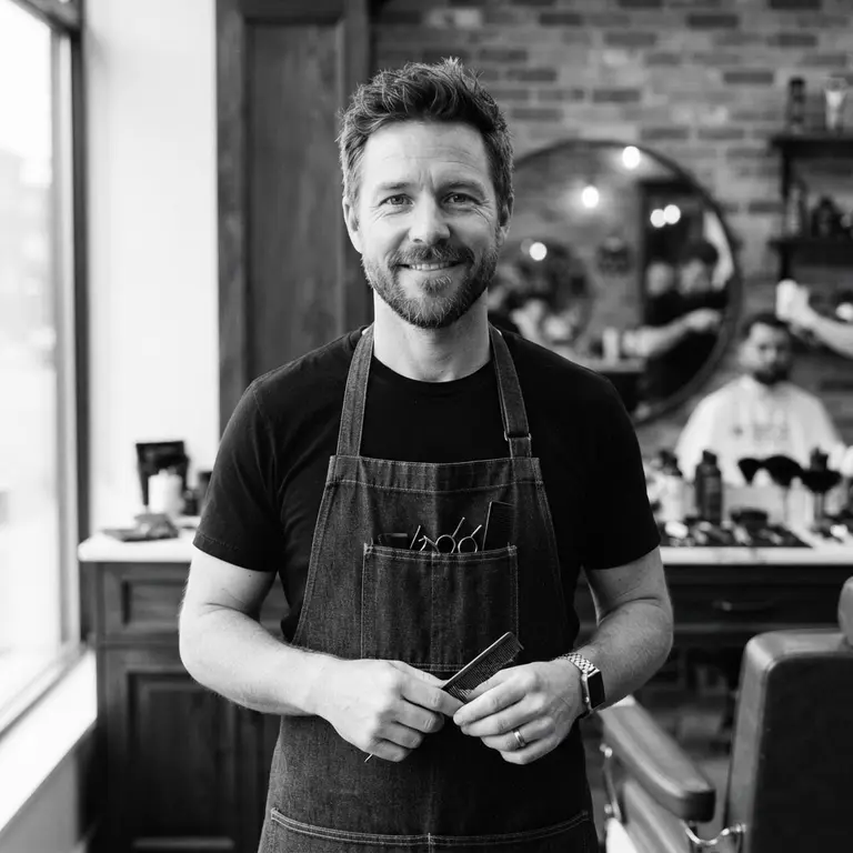 Nolan Reeves, barber and modern cuts specialist at Razor & Oak